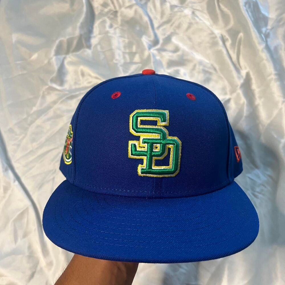 Hat Club New Era Exclusive Padres Baseball Hat Blue Multicolor